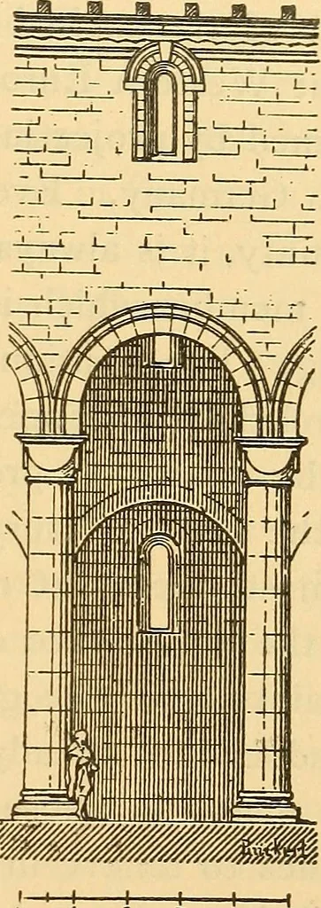 An illustration from History of mediaeval art, 1887, leaf 352