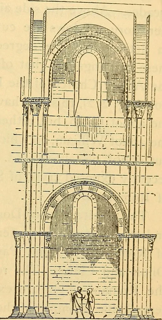 An illustration from History of mediaeval art, 1887, leaf 390