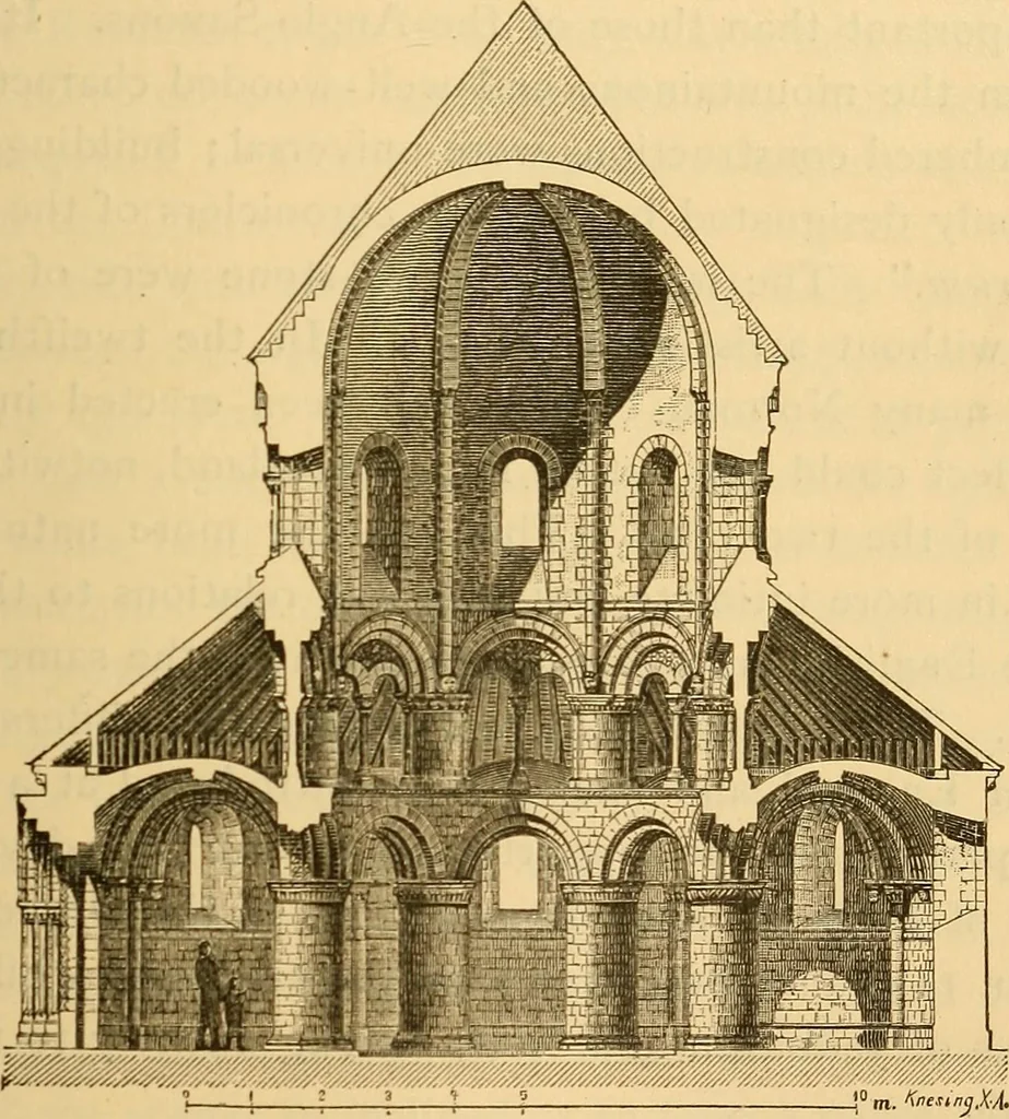 An illustration from History of mediaeval art, 1887, leaf 424