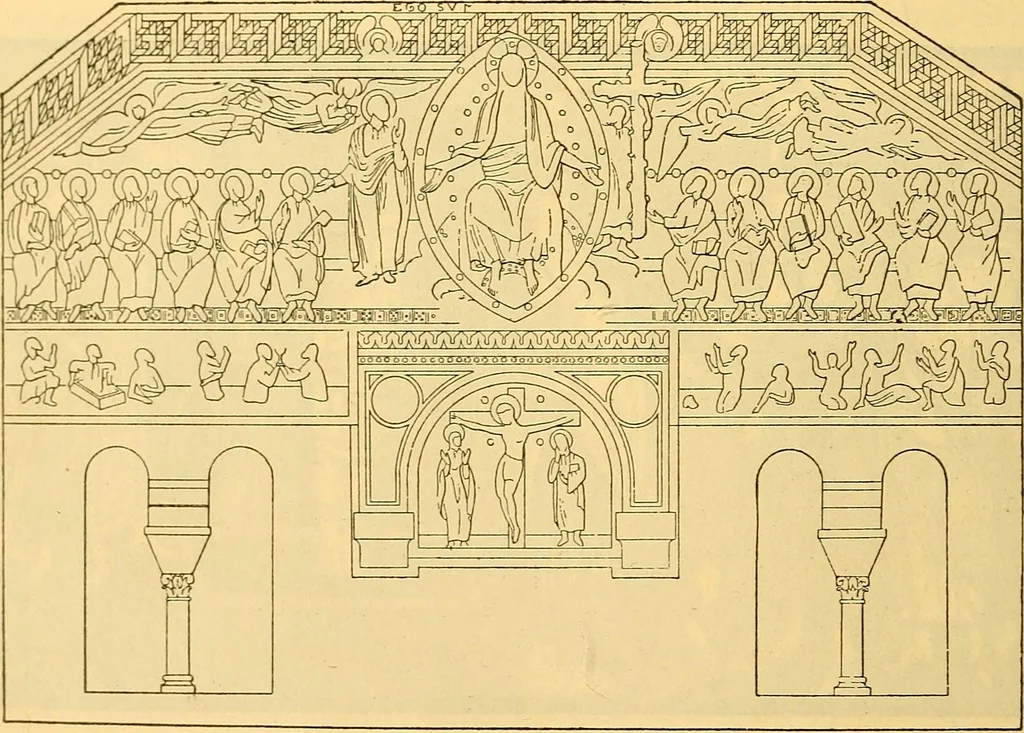 An illustration from History of mediaeval art, 1887, leaf 439