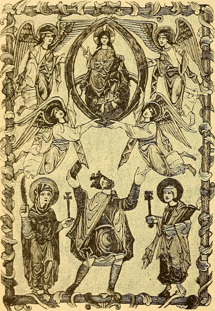 An illustration from History of mediaeval art, 1887, leaf 475