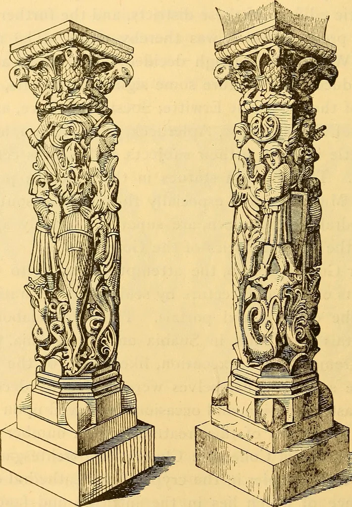 An illustration from History of mediaeval art, 1887, leaf 481