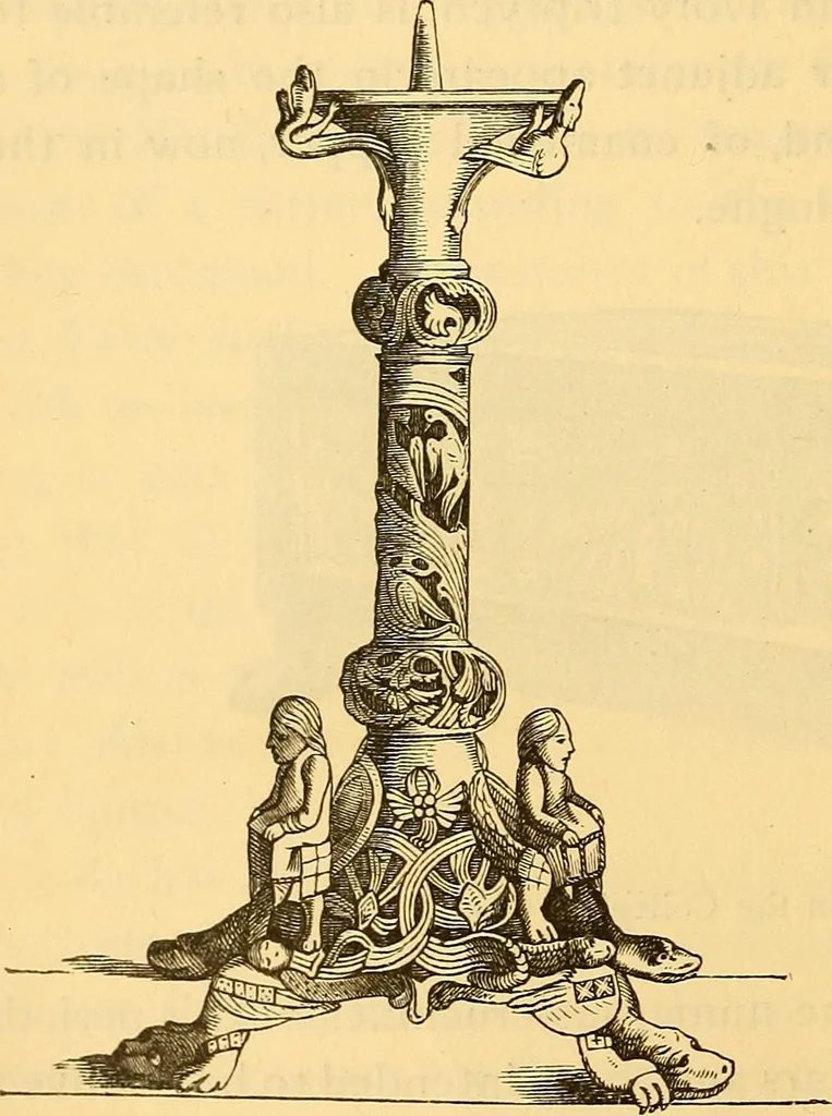 An illustration from History of mediaeval art, 1887, leaf 497