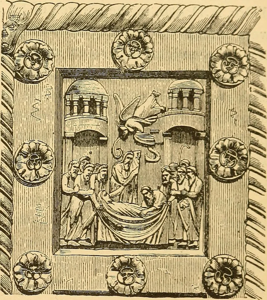 An illustration from History of mediaeval art, 1887, leaf 508