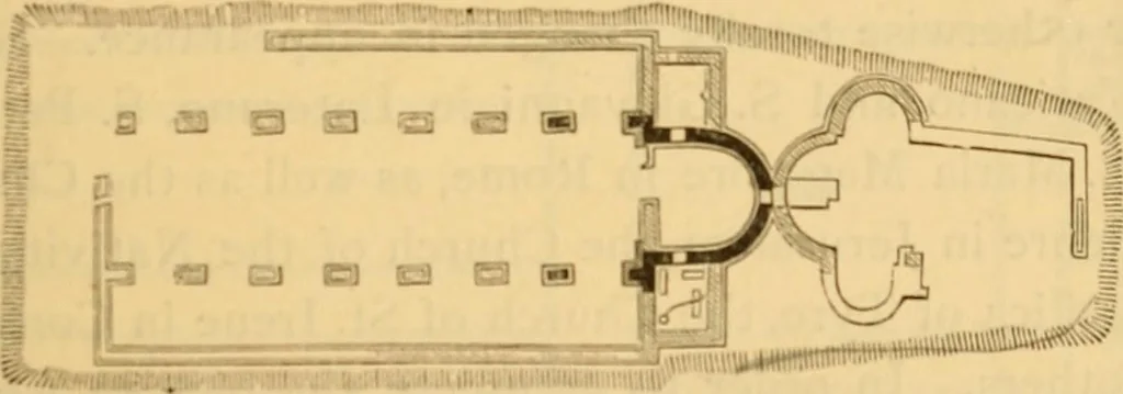 An illustration from History of mediaeval art, 1887, leaf 58