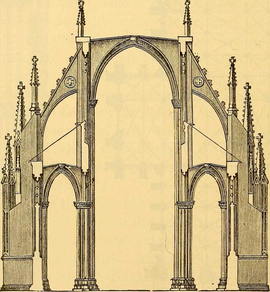 An illustration from History of mediaeval art, 1887, leaf 587