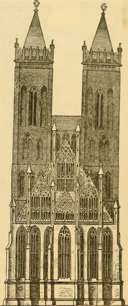 An illustration from History of mediaeval art, 1887, leaf 596