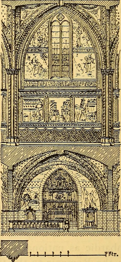 An illustration from History of mediaeval art, 1887, leaf 605