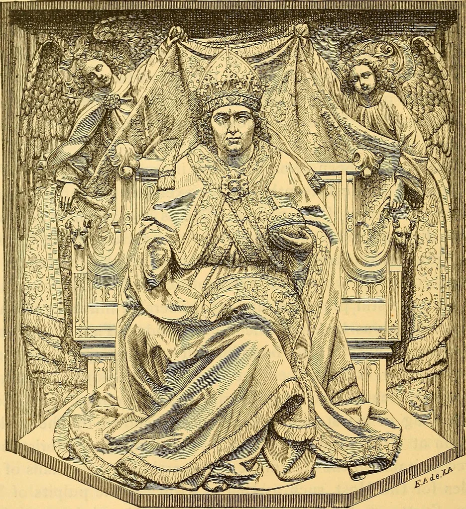 An illustration from History of mediaeval art, 1887, leaf 665