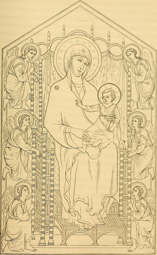 An illustration from History of mediaeval art, 1887, leaf 698