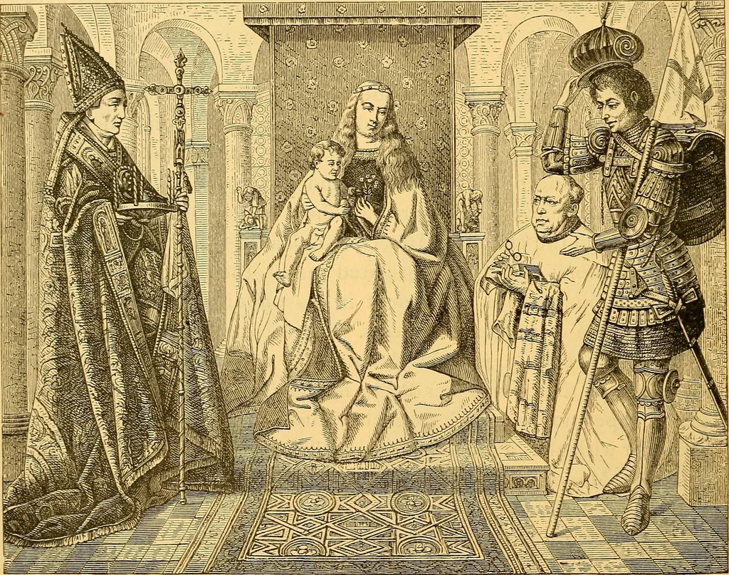 An illustration from History of mediaeval art, 1887, leaf 741