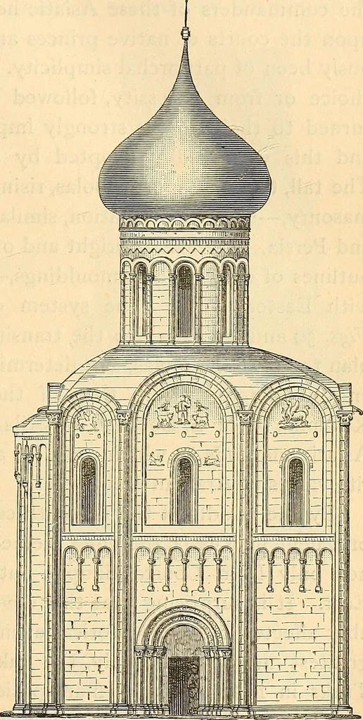 An illustration from History of mediæval art, 1893, leaf 102