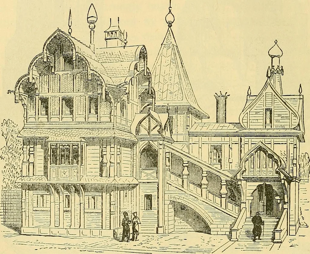 An illustration from History of mediæval art, 1893, leaf 105