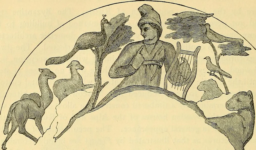 An illustration from History of mediæval art, 1893, leaf 107