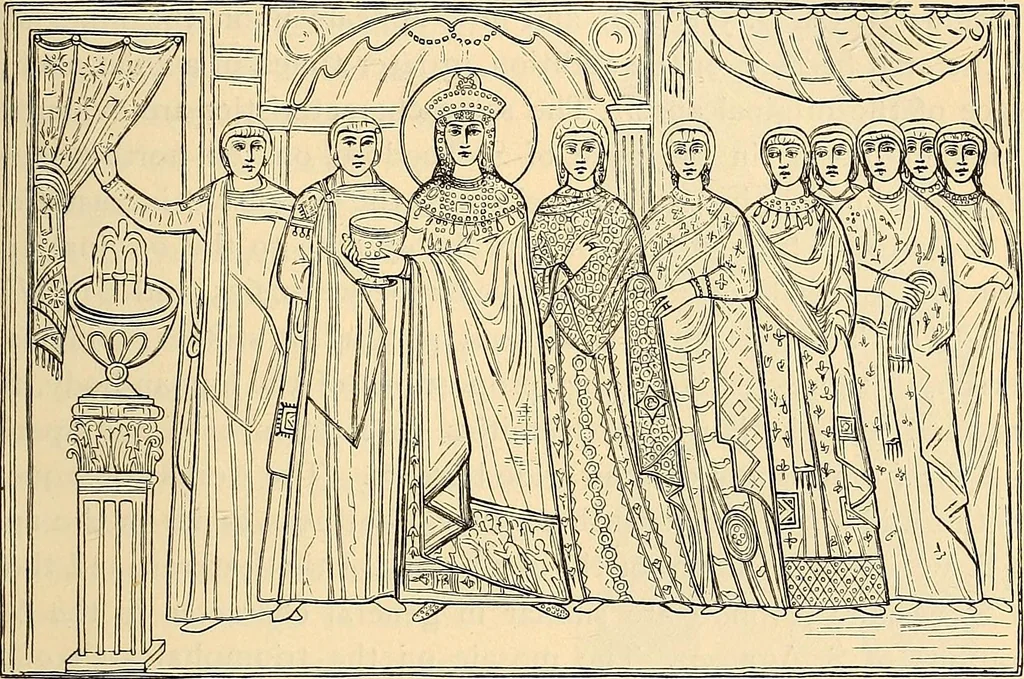 An illustration from History of mediæval art, 1893, leaf 124