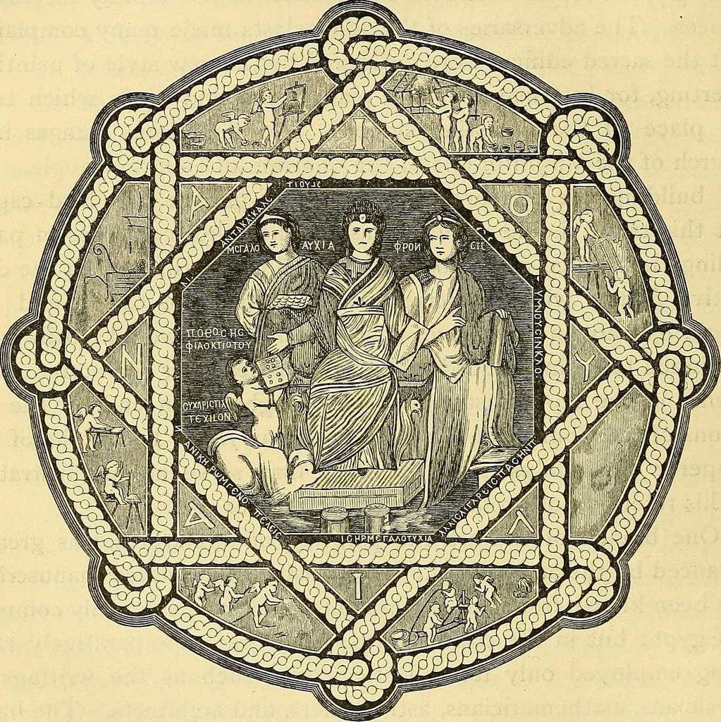 An illustration from History of mediæval art, 1893, leaf 129