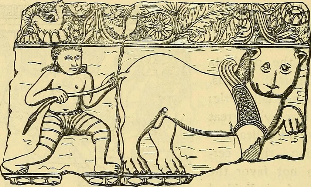 An illustration from History of mediæval art, 1893, leaf 185