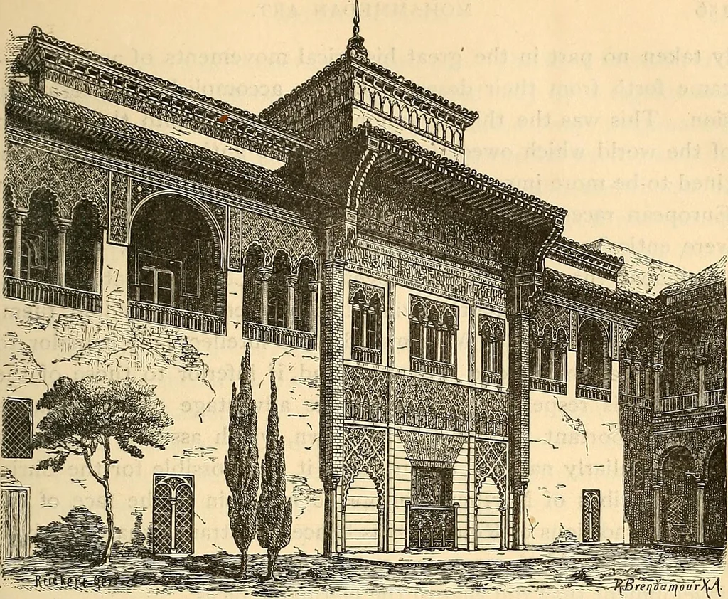 An illustration from History of mediæval art, 1893, leaf 190