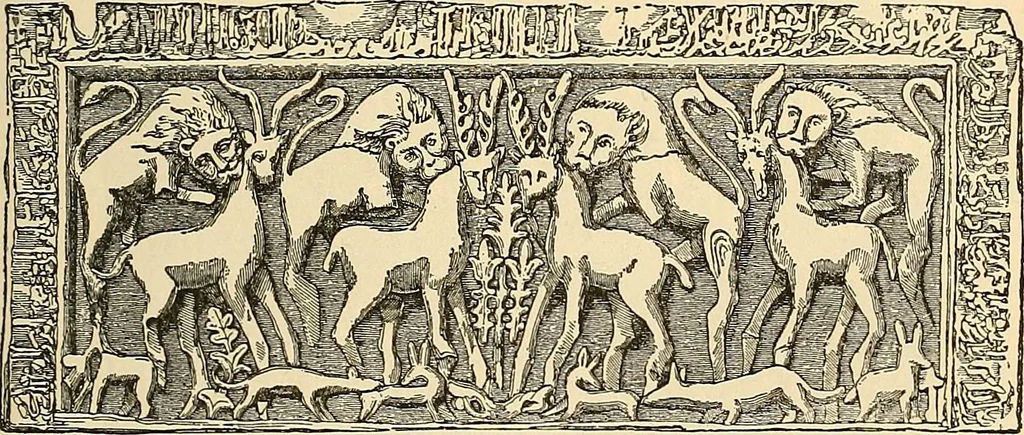 An illustration from History of mediæval art, 1893, leaf 232