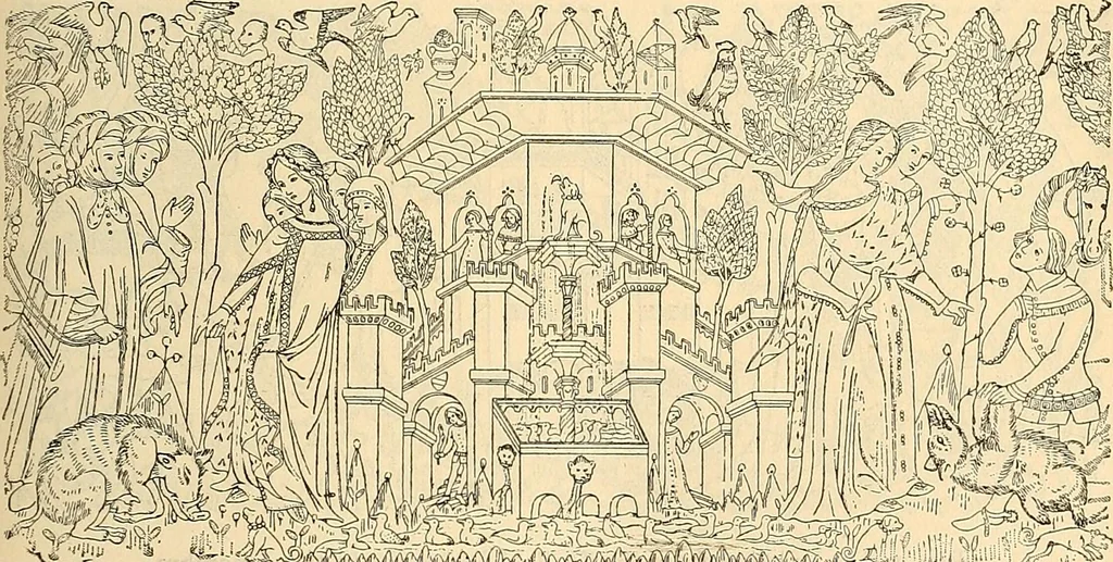 An illustration from History of mediæval art, 1893, leaf 234