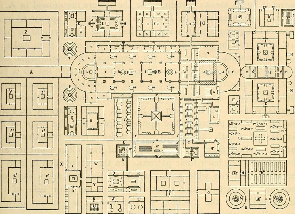 An illustration from History of mediæval art, 1893, leaf 262