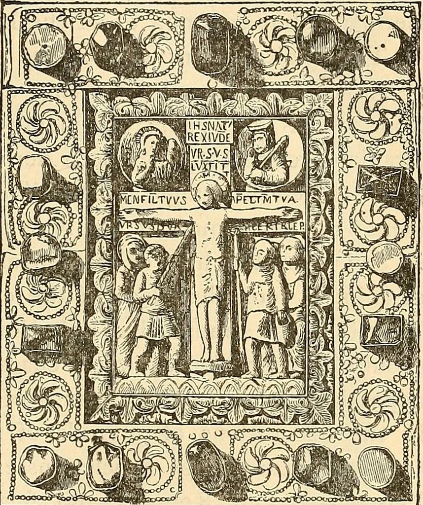 An illustration from History of mediæval art, 1893, leaf 270