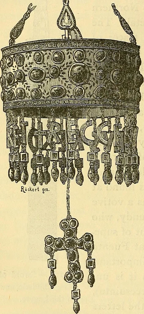 An illustration from History of mediæval art, 1893, leaf 273