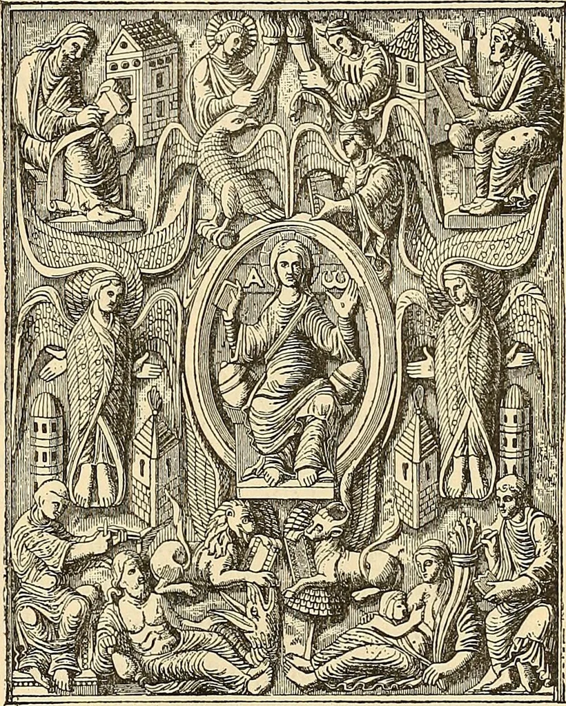 An illustration from History of mediæval art, 1893, leaf 276