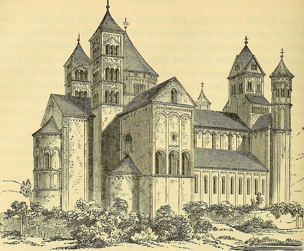 An illustration from History of mediæval art, 1893, leaf 285