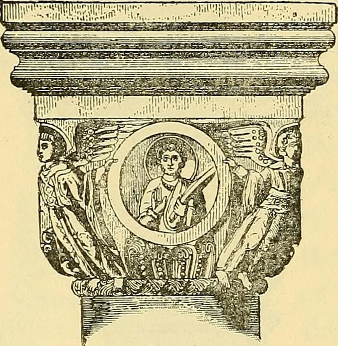 An illustration from History of mediæval art, 1893, leaf 295