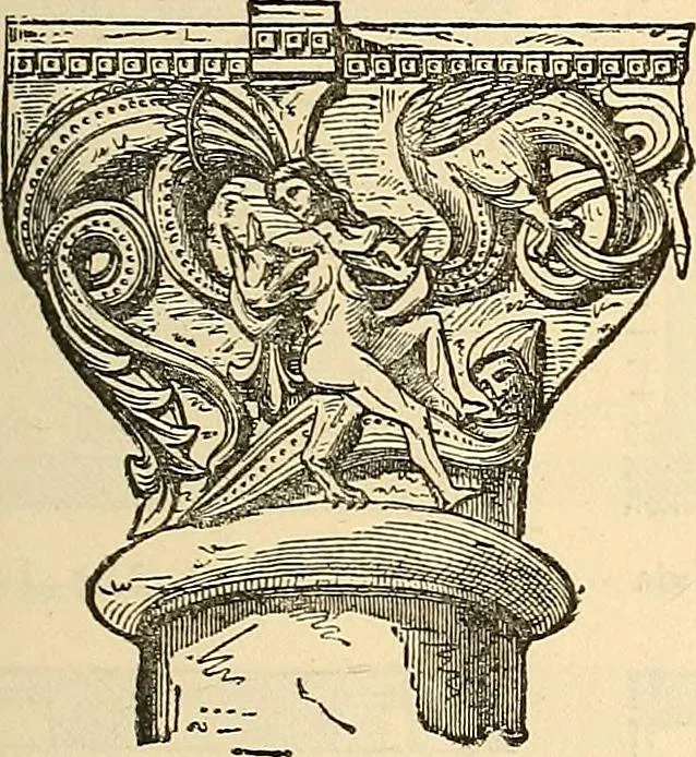 An illustration from History of mediæval art, 1893, leaf 296