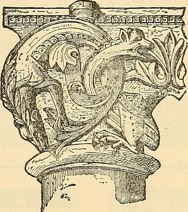 An illustration from History of mediæval art, 1893, leaf 296