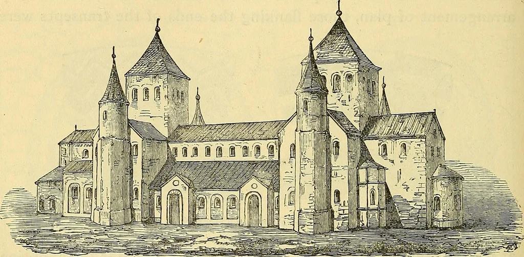 An illustration from History of mediæval art, 1893, leaf 305