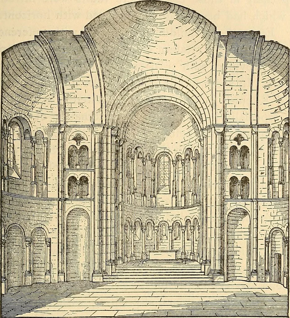 An illustration from History of mediæval art, 1893, leaf 328