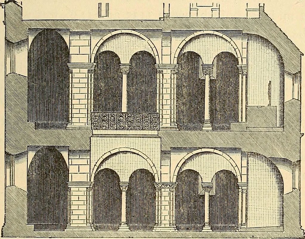An illustration from History of mediæval art, 1893, leaf 342