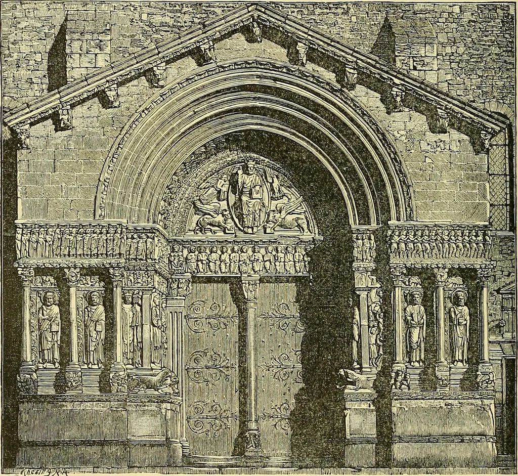 An illustration from History of mediæval art, 1893, leaf 375