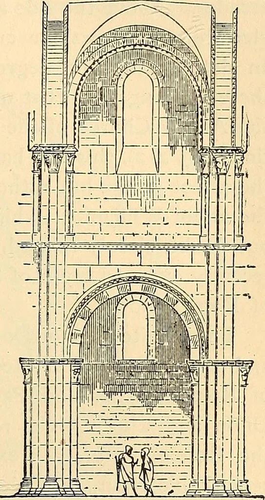 An illustration from History of mediæval art, 1893, leaf 388