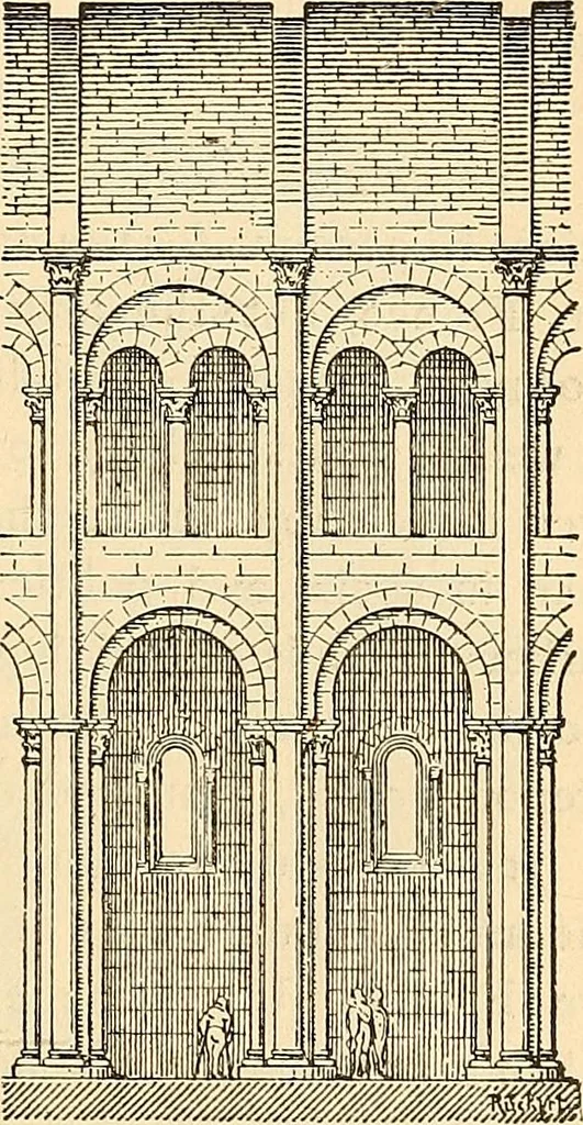 An illustration from History of mediæval art, 1893, leaf 412