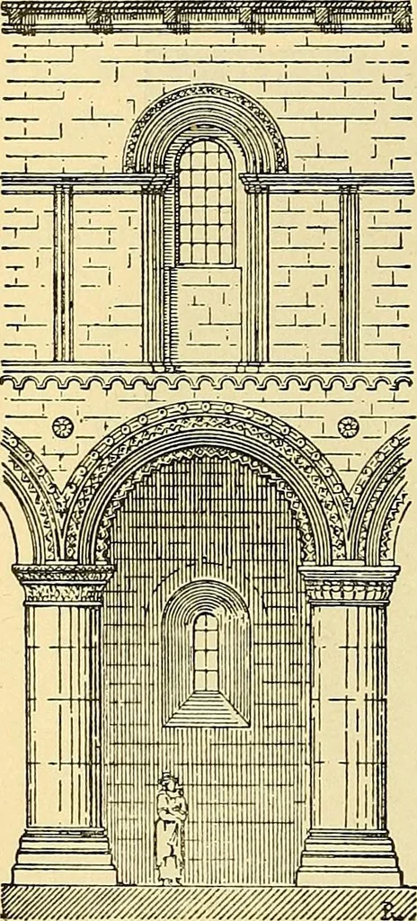 An illustration from History of mediæval art, 1893, leaf 417