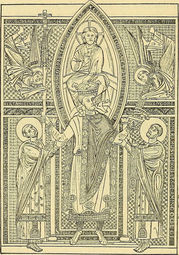 An illustration from History of mediæval art, 1893, leaf 451