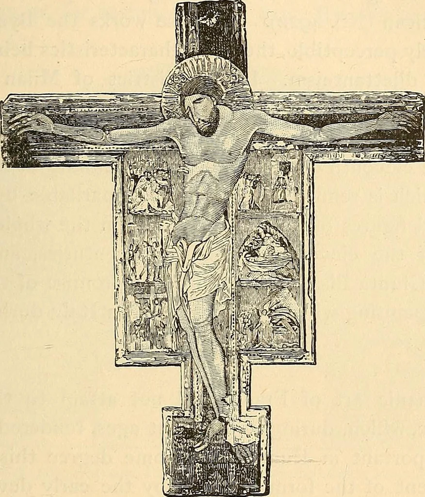 An illustration from History of mediæval art, 1893, leaf 464