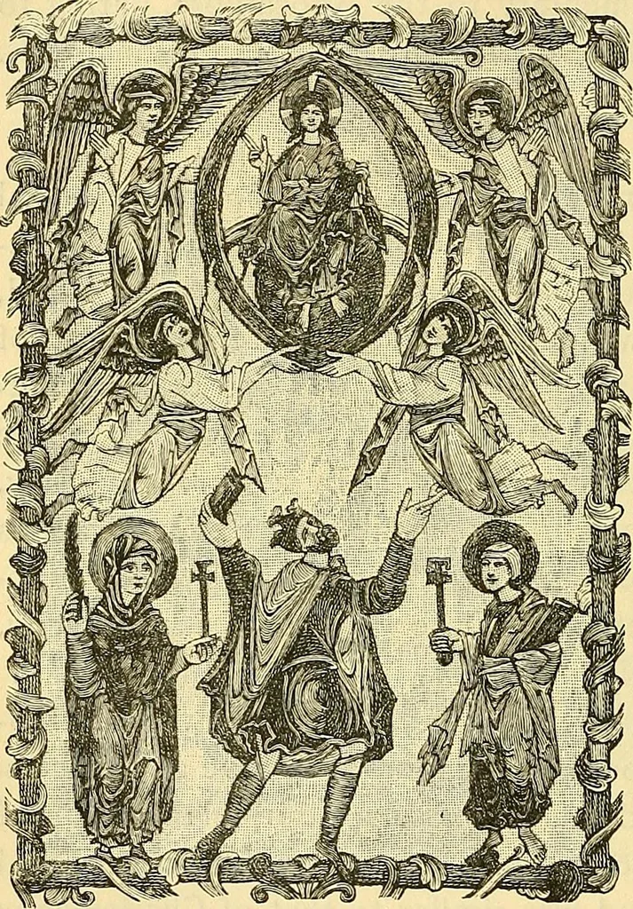 An illustration from History of mediæval art, 1893, leaf 473