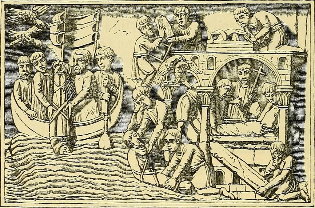 An illustration from History of mediæval art, 1893, leaf 477