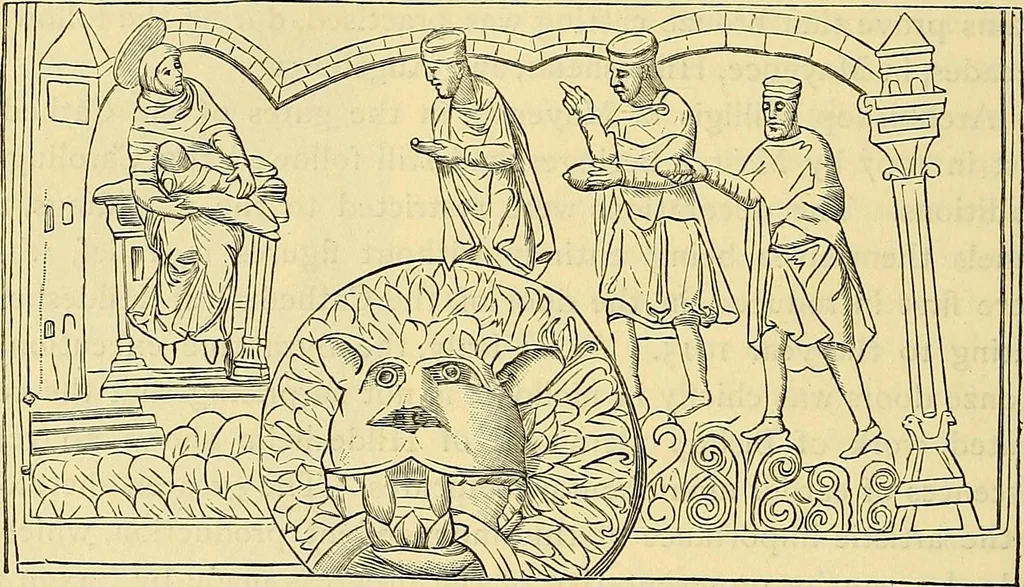 An illustration from History of mediæval art, 1893, leaf 485