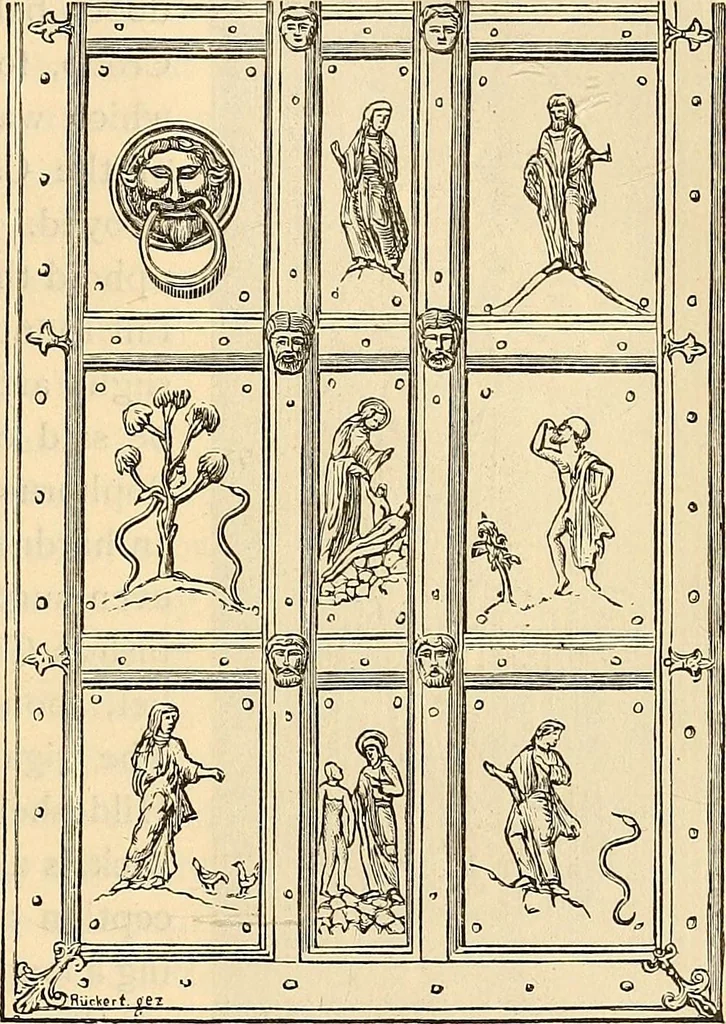 An illustration from History of mediæval art, 1893, leaf 486