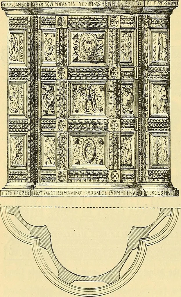 An illustration from History of mediæval art, 1893, leaf 491