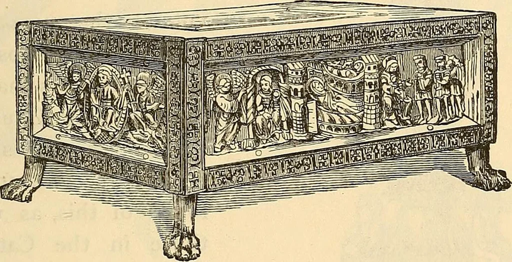 An illustration from History of mediæval art, 1893, leaf 494