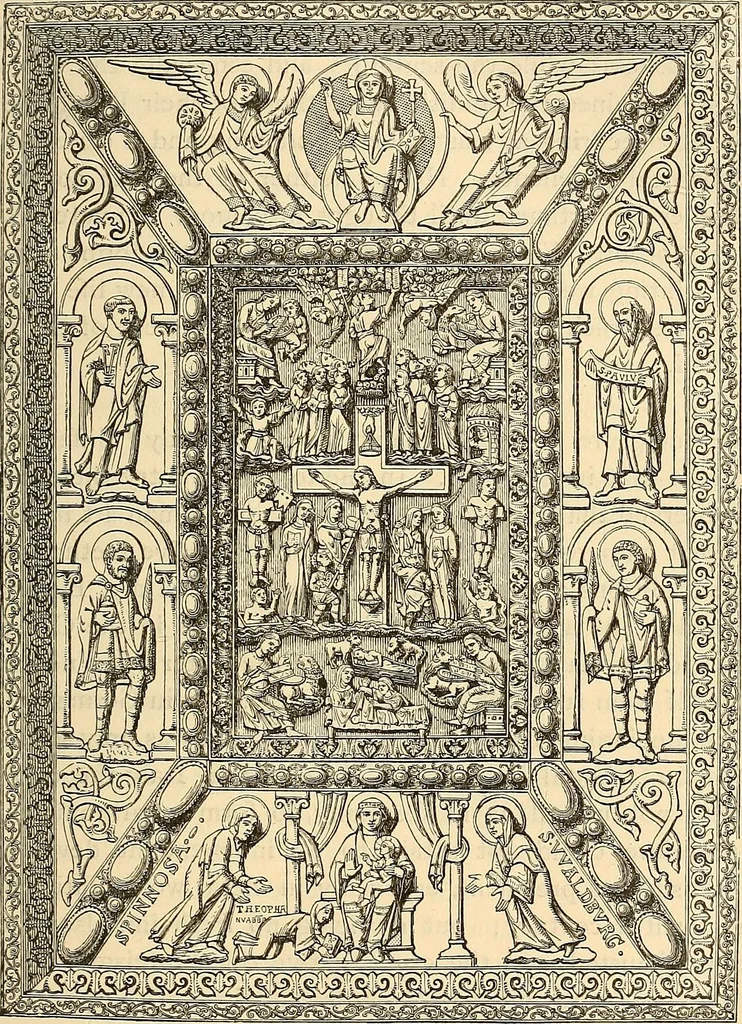 An illustration from History of mediæval art, 1893, leaf 498