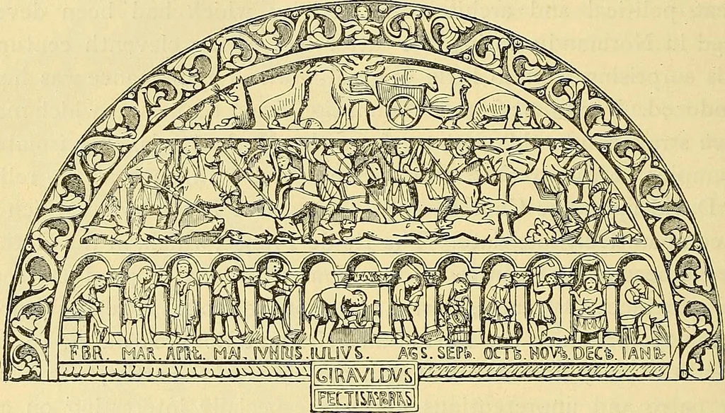 An illustration from History of mediæval art, 1893, leaf 511