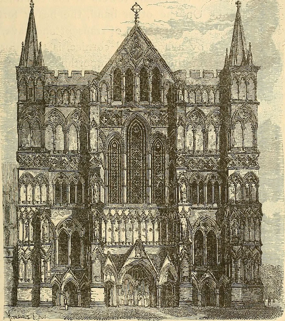 An illustration from History of mediæval art, 1893, leaf 562